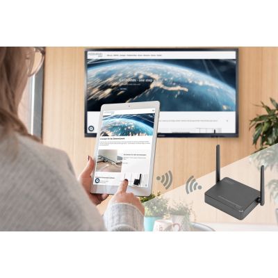 21. Przedłużacz/Extender HDMI system pracy zespołowej,bezprzewodowy 50m 4K 60Hz 5GHz (zestaw)