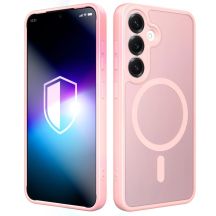 Etui 3mk Misty MagCase na Samsung Galaxy S25 - różowe