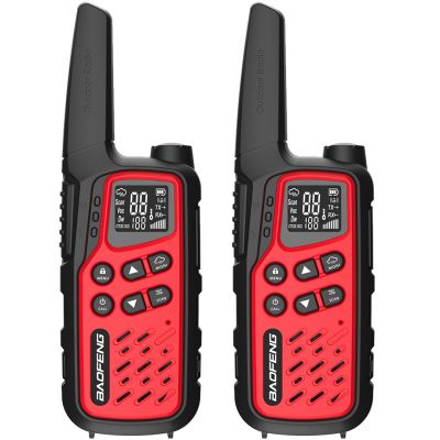 Krótkofalówka Baofeng BF-T25E czerwona, 2 sztuki