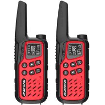 Krótkofalówka Baofeng BF-T25E czerwona, 2 sztuki