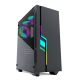 GEMBIRD OBUDOWA FORNAX 2000RGB MIDI-TOWER (USB 3.0, HD AUDIO) PODŚWIETLENIE RGB, GAMINGOWY DESIGN, CZARNA
