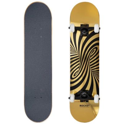 6. Deskorolka Rocket Twisted Foli Gold 7.5" RKT-COM-1555
