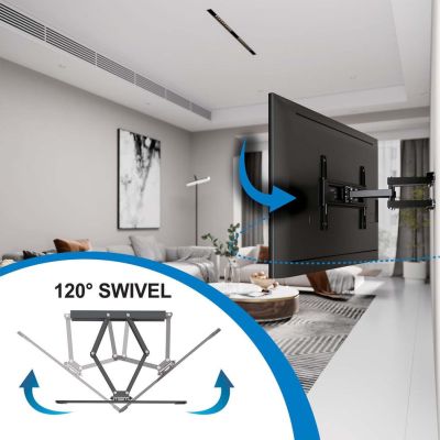 6. Manhattan Outdoor TV Uchwyt ścienny Full Motion 37-86" 50kg