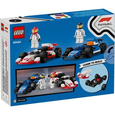 2. LEGO CITY 60464 F1 Bolidy Williams Racing i Haas F1