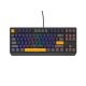 9. GENESIS THOR 230 TKL klawiatura Gaming USB + RF Wireless + Bluetooth QWERTY Czarny, Niebieski, Szary, Pomarańczowy