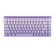 8. Klawiatura gasket HERO84 HE White+Purple+Gradient+LIGHT JadeKing switch RGB AULA