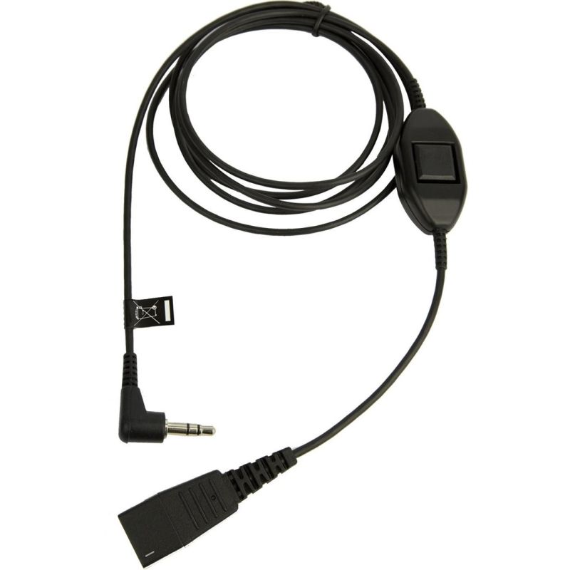 2. Kabel audio Jabra 8735-019 0,5 m QD 3.5mm Czarny