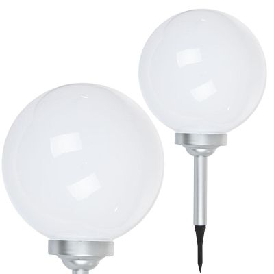 12. LAMPA SOLARNA KULA MLECZNA 30x62CM