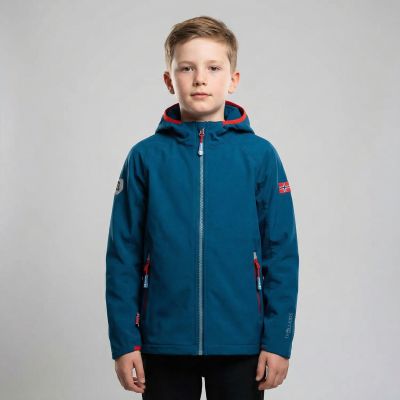 3. Kurtka Trollkids Kvalvika Jacket softshellowa Jr 328-151