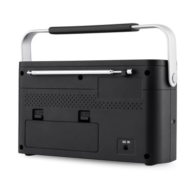 7. JVC Przenośne radio RA-E315B czarny