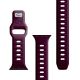 14. Pasek silikonowy 3mk Silicone Watch Strap do Apple Watch 42 / 44 / 45 / 49 mm - bordowy