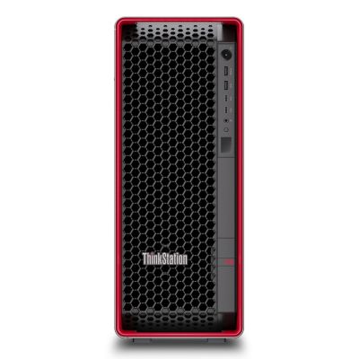 3. Stacja robocza Lenovo ThinkStation z procesorem AMD Ryzen Threadripper PRO 7945WX, pamięcią 64 GB DDR5 RDIMM, dyskiem 1000 GB oraz klawiaturą z językiem angielskim, brak napędu optycznego