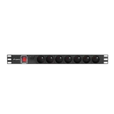 2. Listwa zasilająca Lanberg PDU-07E-0200-BK (16 A; 2m; kolor czarny)