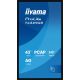 4. Monitor IIYAMA 108cm (42.5") T4329AS-B1AG 16:9 M-Touch 2xHDMI+UBS-C