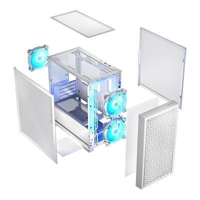 2. LOGIC OBUDOWA DART PRO ARGB MINI USB TYPE-C BIAŁA