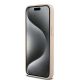 5. Etui DKNY Leather Mono Stripe & Metal Logo na iPhone 15 Pro Max - różowe