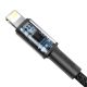 4. Kabel Baseus CATLGD-A01 Lightning - USB-C PD 20W 480Mb/s 2m - czarny