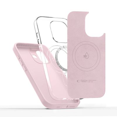 4. Etui Tech-Protect Uniq MagSafe na iPhone 17 - różowe