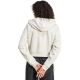 9. Bluza damska adidas Essentials 3-Stripes French Terry Quarter-Zip Hoodie beżowa JN1958