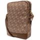 2. Torba Guess GCube Stripes na tablet 10" - brązowa