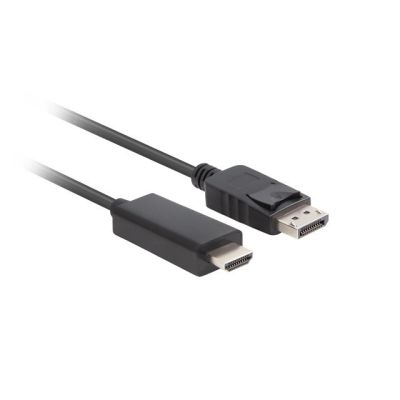 4. LANBERG KABEL DISPLAYPORT (M) V1.1->HDMI (M) 3M CA-DPHD-11CC-0030-BK