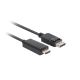 4. LANBERG KABEL DISPLAYPORT (M) V1.1->HDMI (M) 3M CA-DPHD-11CC-0030-BK