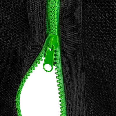 9. VIRTUFIT TRAMPOLINA Z SIATKĄ BEZPIECZEŃSTWA - CZARNA - 251 CM