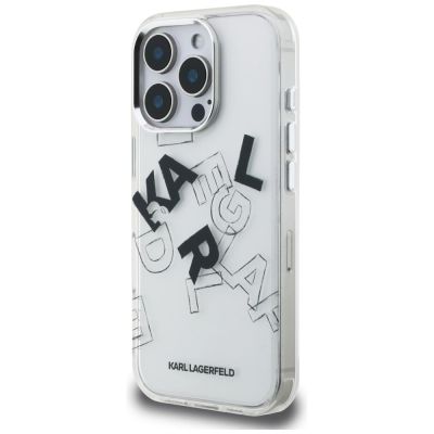 2. Etui Karl Lagerfeld IML Sketched Graphic na iPhone 16 Pro - przezroczyste