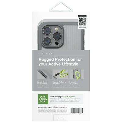 6. Etui UNIQ Combat Active Magclick Charging na iPhone 16 Pro Max - szare