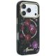 4. Etui Guess IML Glitter Blossom Roses MagSafe na iPhone 18 Pro Max / 17 Pro Max - czarne