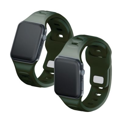 9. Pasek silikonowy 3mk Silicone Watch Strap do Apple Watch 38 / 40 / 41 mm - zielony