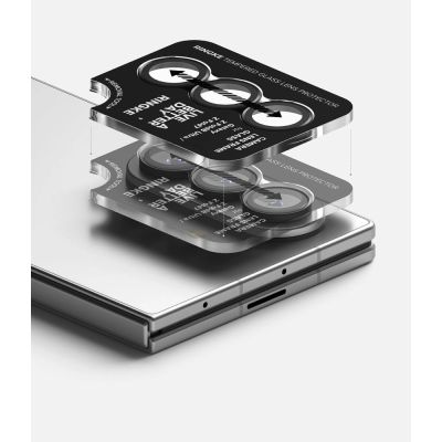6. Osłona aparatu Ringke Camera Frame Protector 2-Pack na Samsung Galaxy Z Fold 7 / 8 Ultra - czarna