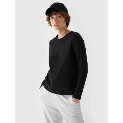 2. Longsleeve oversize gładki damski 4F 4FWMM00TLONF431-20S