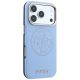 4. Etui Guess Perforated 4G Gold Logo Magsafe na iPhone 18 Pro Max / 17 Pro Max - jasnoniebieskie