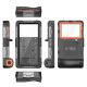 5. Pokrowiec Tech-Protect Waterproof Case wodoodporny IPX8 na smartfony 4.7-6.7" - czarno-pomarańczowy