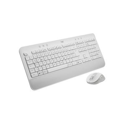 2. Logitech Signature MK650 Combo For Business klawiatura Dołączona myszka Biuro Bluetooth QWERTZ Niemiecki Biały