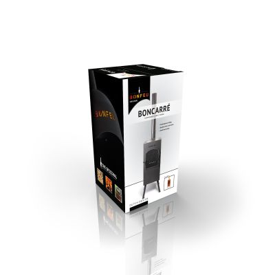 20. Kominek ogrodowy BonFeu BonCarré Czarny 3503