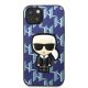 3. Etui Karl Lagerfeld Monogram Ikonik Patch na iPhone 13 - niebieskie
