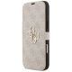 2. Etui Guess Book 4G Metal Logo na iPhone 17 Pro Max - różowe