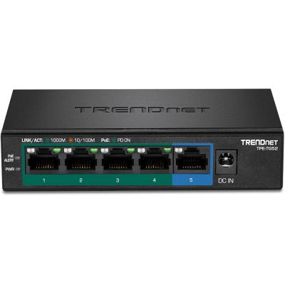 2. TRENDnet Switch  5 Port Gbit PoE+  32W                Metall