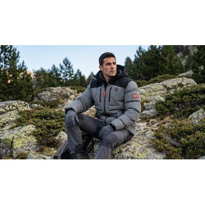 7. Parka męska Geographical Norway CACHOT GREY DB MEN 068 (WA1698H/GN-GREY)