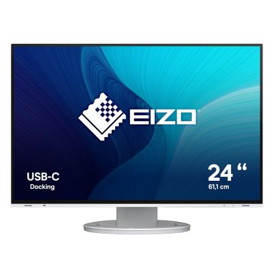 8. MONITOR EIZO FlexScan LED IPS 24,1" EV2485-WT Biały