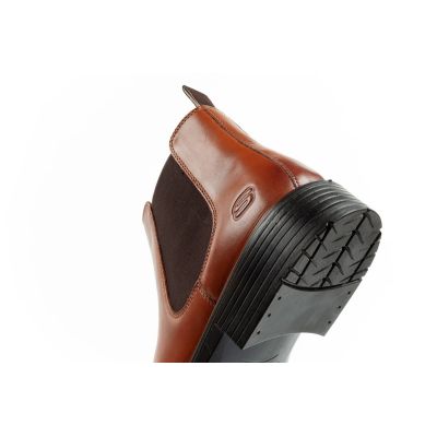 7. Skechers buty męskie sztyblety Miller-Boris eleganckie skórzane brązowe