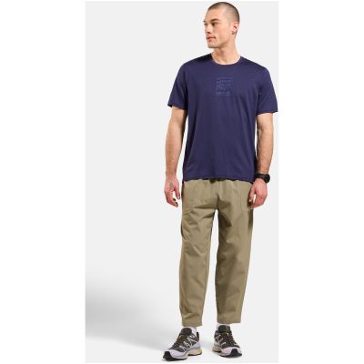 3. Koszulka męska Odlo ASCENT SUN. SEA. MOUNTAINS. T-shirt crew neck s/s niebieska