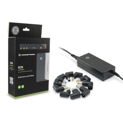 4. Conceptronic CNB65 adapter zasilający/ inwentor Wewnętrzna 65 W Czarny