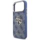 6. Etui Guess 4G Big 4G Classic Logo Big Strap Metal Buttons na iPhone 18 Pro Max / 17 Pro Max - niebieskie