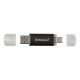 3. Intenso Twist Line pamięć USB 128 GB USB Type-A / USB Type-C 3.2 Gen 1 (3.1 Gen 1) Antracyt