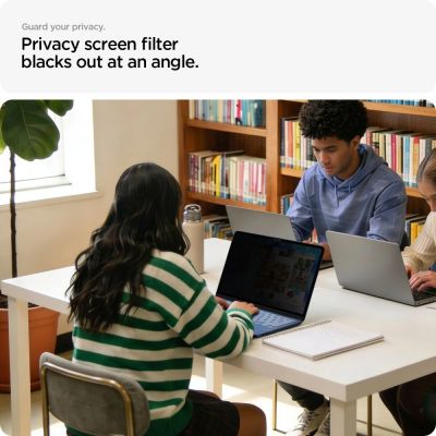 5. Folia prywatyzująca Spigen SafeView na MacBook Neo 13" 2026