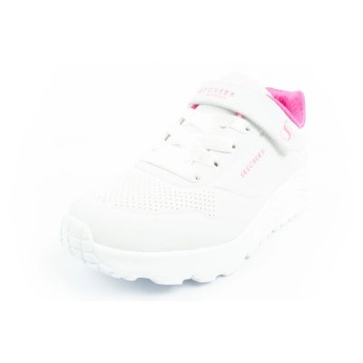 12. Skechers Uno Lite buty sneakersy sportowe dziecięce białe wygodne