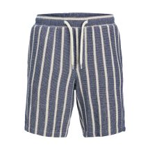 Jack&Jones krótkie joggery JPSTJAIDEN COBA STRIPE JOG SHORTS REG SN 12274413 OCEAN CAVERN